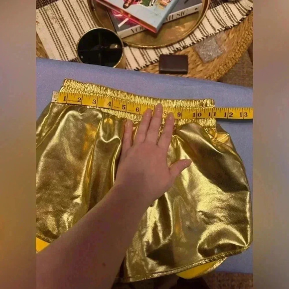 Metallic Gold shorts - Picture 4 of 6